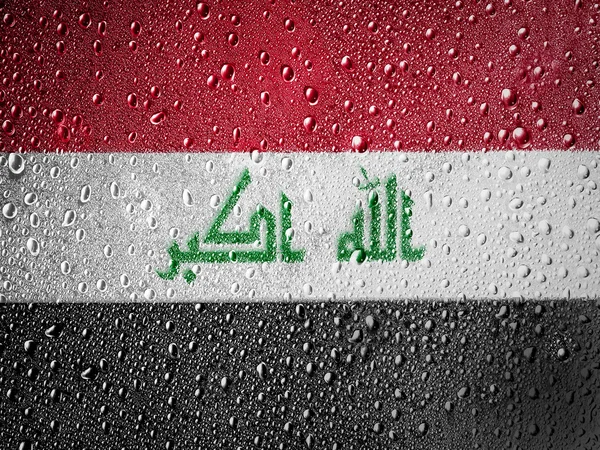 伊拉克国旗 — 图库照片