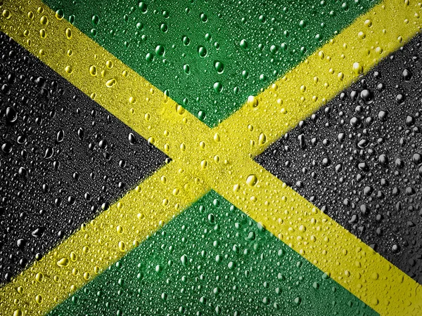 Bandeira da Jamaica — Fotografia de Stock