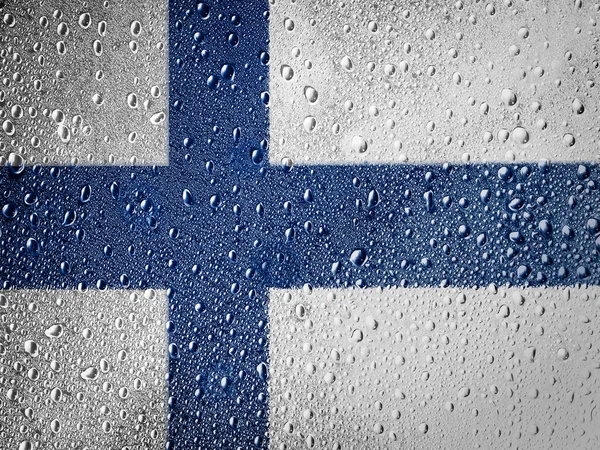 La bandera finlandesa —  Fotos de Stock