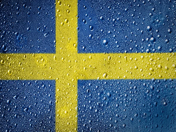 The Swedish flag — Stock Photo, Image