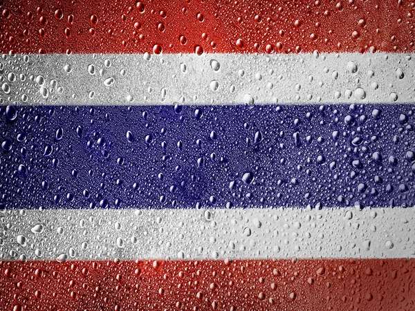 La bandera tailandesa — Foto de Stock