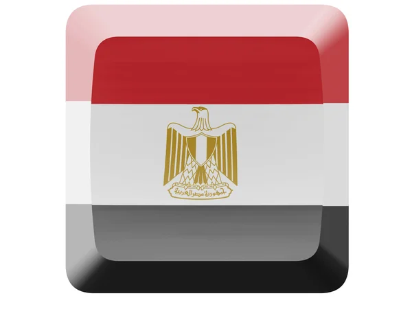 La bandera egipcia — Foto de Stock