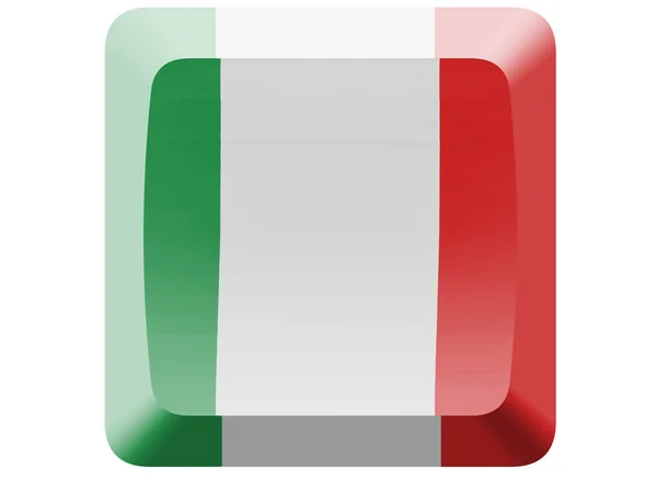 Italiensk flagg — Stockfoto