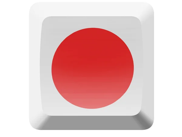 The Japan flag — Stock Photo, Image