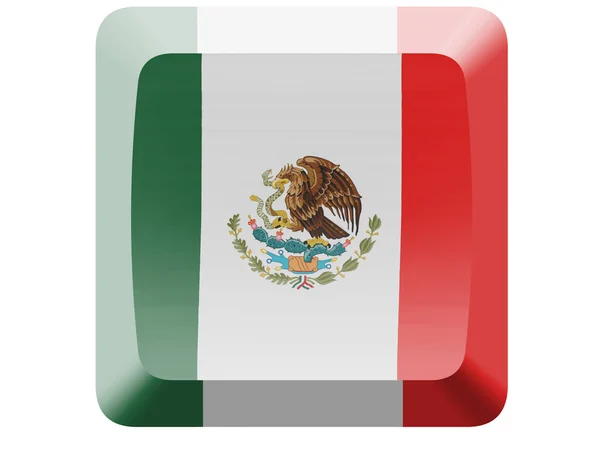 Мексиканським прапором — стокове фото