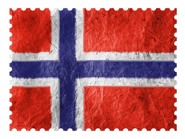 Die norwegische Flagge — Stockfoto