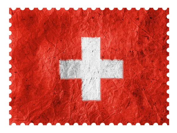 Schweiz flagga — Stockfoto