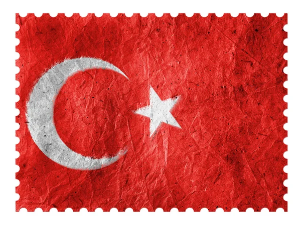 Die türkische Flagge — Stockfoto