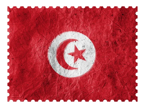 De vlag van tunis — Stockfoto