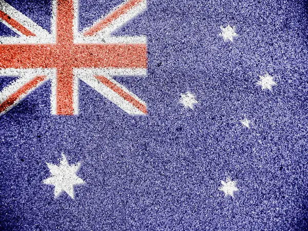 La bandera australiana — Foto de Stock