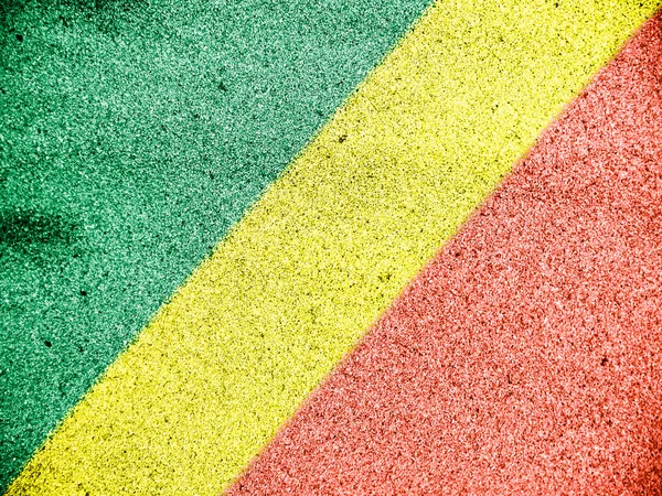 La bandiera del Congo — Foto Stock