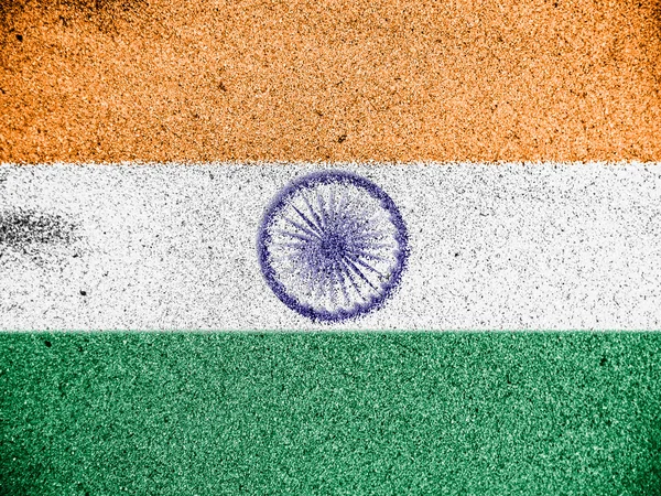 The Indian flag — Stock Photo, Image