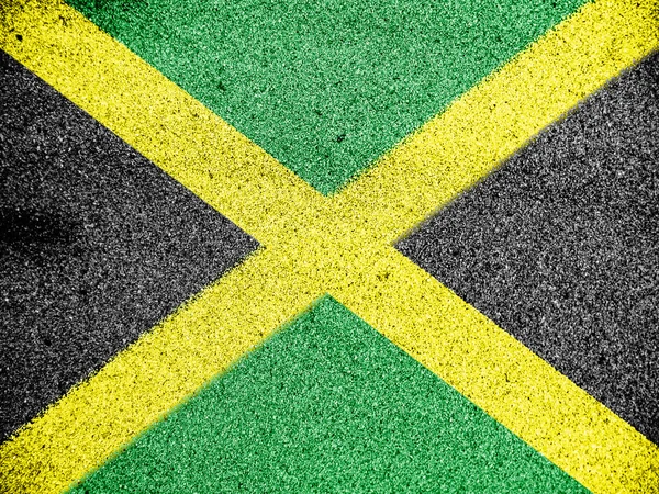 Bandeira da Jamaica — Fotografia de Stock