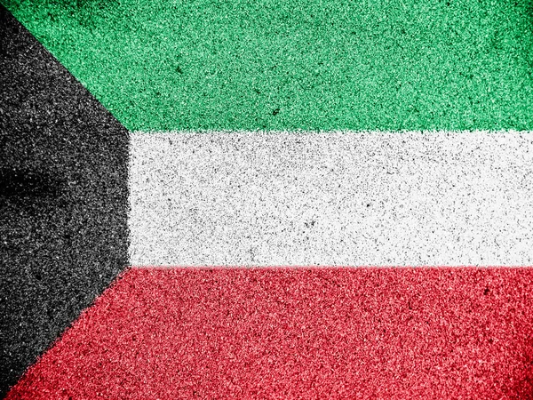 La bandera de Kuwait —  Fotos de Stock