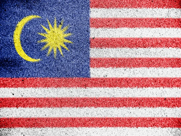 La bandiera della Malesia — Foto Stock