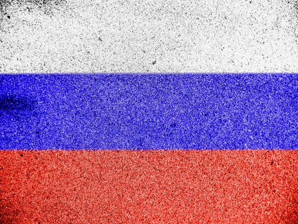 Die russische Flagge — Stockfoto