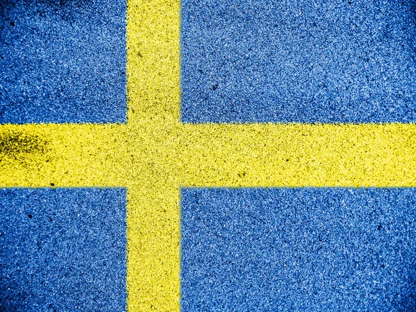 The Swedish flag — Stock Photo, Image