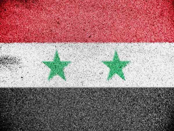 Flaggan Syrien — Stockfoto