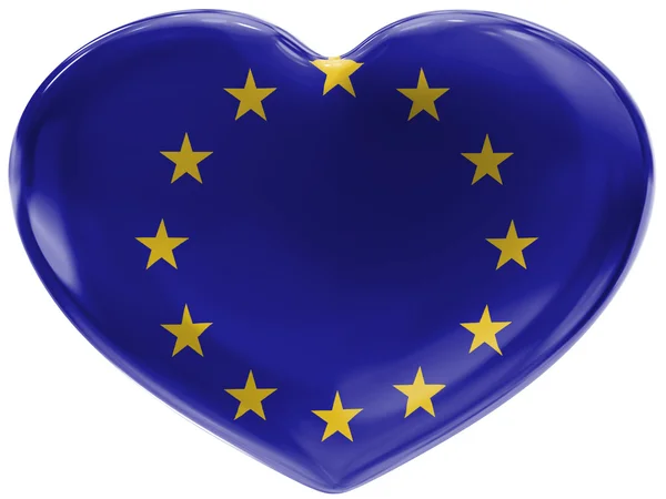 Об'єднання Європи прапор — стокове фото