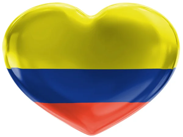 哥伦比亚国旗 — 图库照片