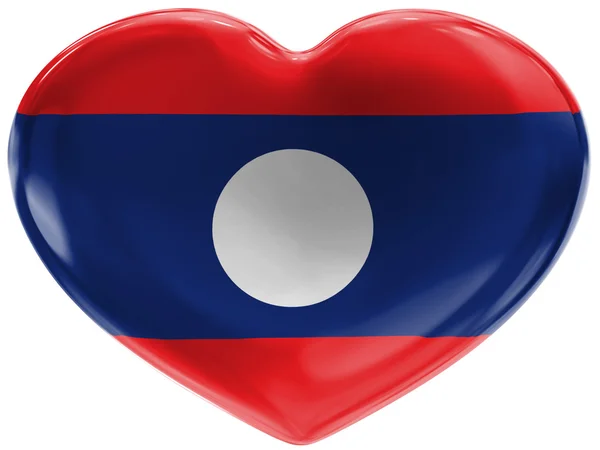 Bandeira do Laos — Fotografia de Stock