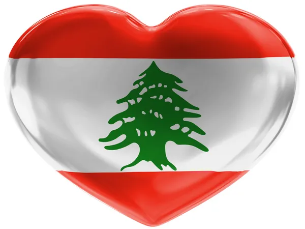 The Lebanese flag — Stock Photo, Image