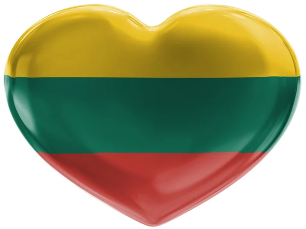 The Lithuanian flag — Stock Photo, Image