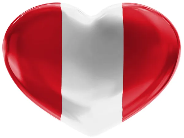 The Peru flag — Stock Photo, Image