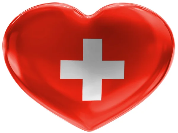 The Swiss flag — Stock Photo, Image