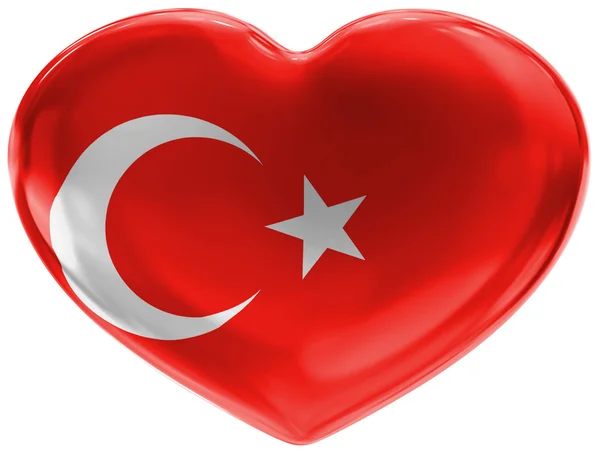 The Turkish flag — Stock Photo, Image