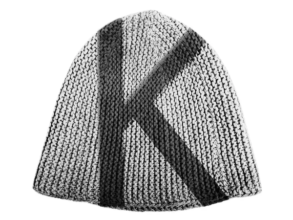 K letter painted on cap — Stock Photo, Image