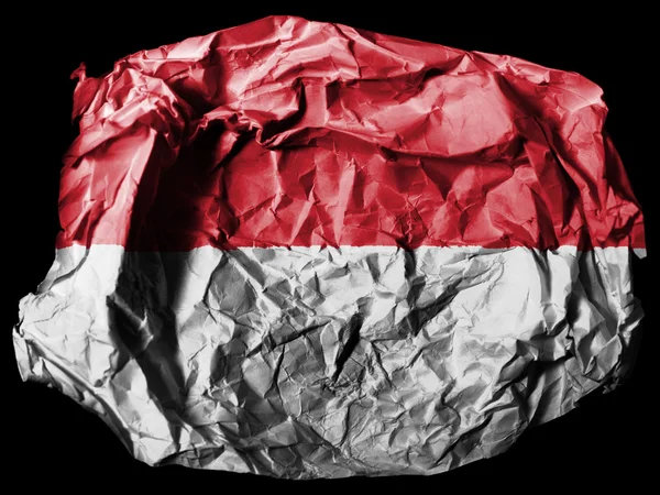 Indonéská vlajka — Stock fotografie