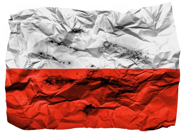 Polský Vlajka — Stock fotografie