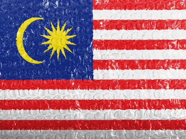 Malezya bayrağı — Stok fotoğraf