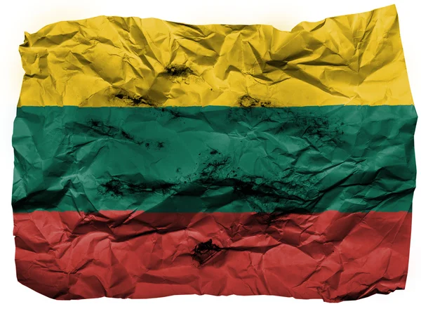 The Lithuanian flag — Stock Photo, Image