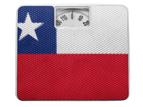 The Chile flag — Stock Photo, Image