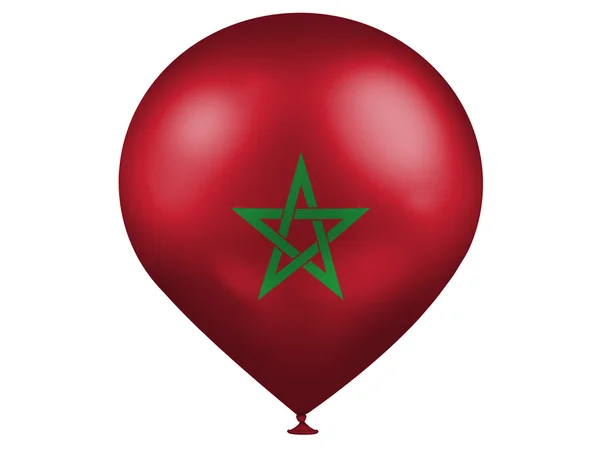 The Moroccan flag — Stock Photo, Image