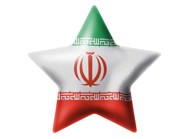 Die iranische Flagge — Stockfoto