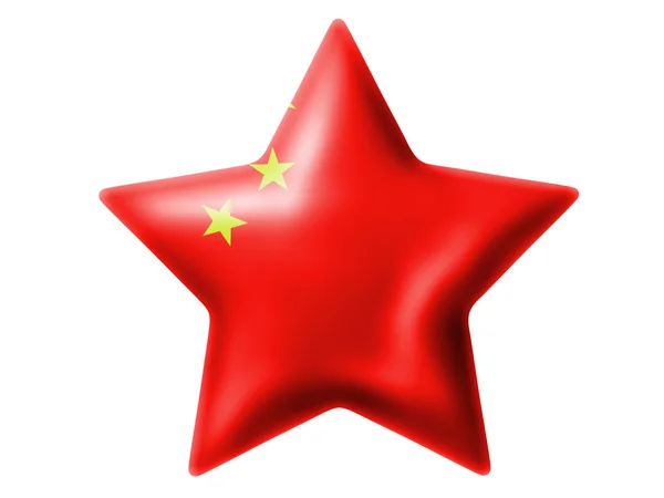 The Chinese flag — Stock Photo, Image