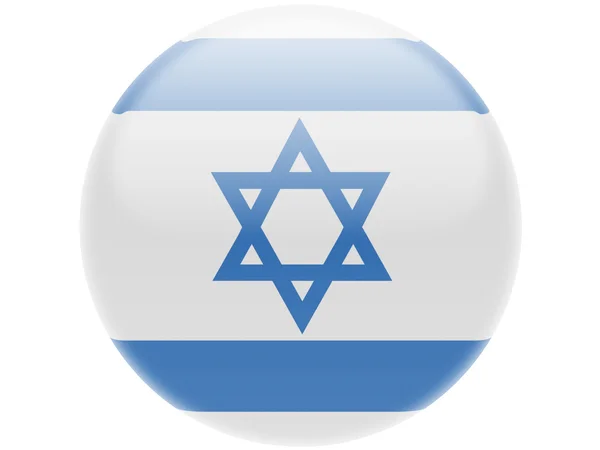 Die israelische Flagge — Stockfoto