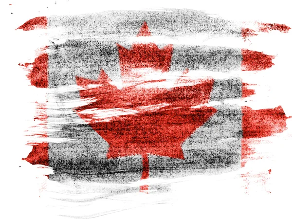 Die kanadische Flagge — Stockfoto