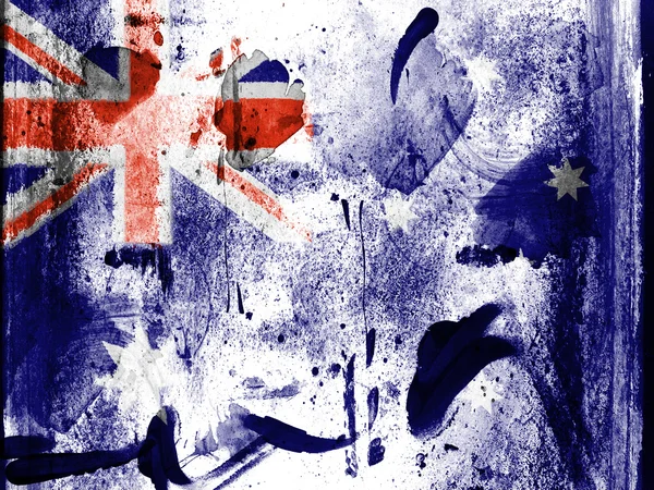 La bandera australiana — Foto de Stock