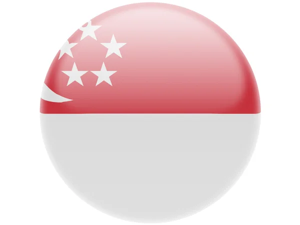 De vlag van singapore — Stockfoto