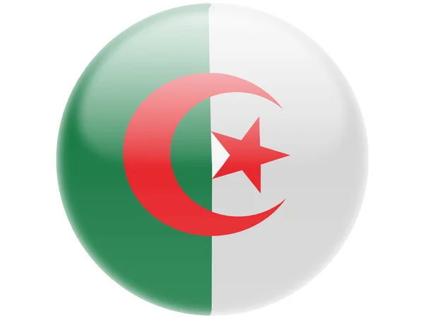 La bandiera algerina — Foto Stock