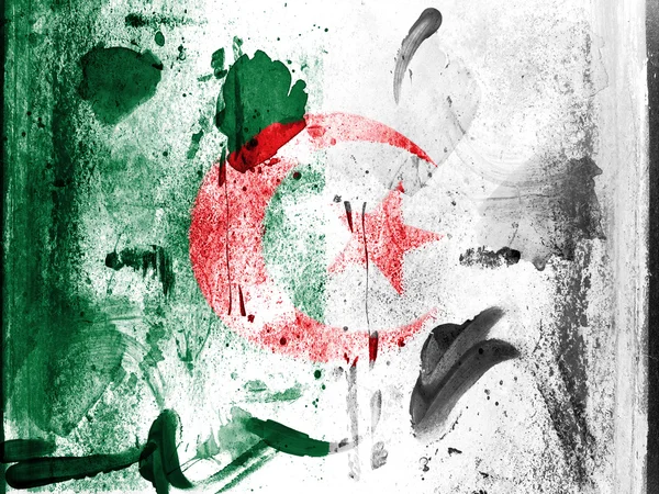 Η σημαία της Αλγερίας — Φωτογραφία Αρχείου