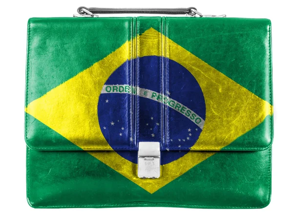 Die brasilianische Flagge — Stockfoto