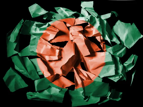 Le drapeau du bangladesh — Photo