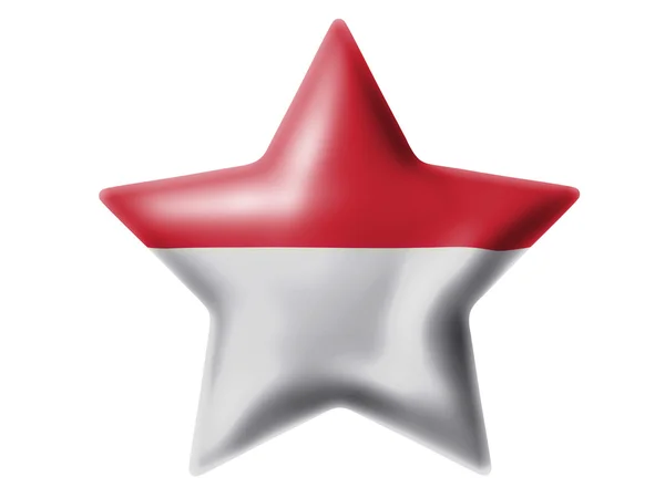 The Indonesian flag — Stock Photo, Image