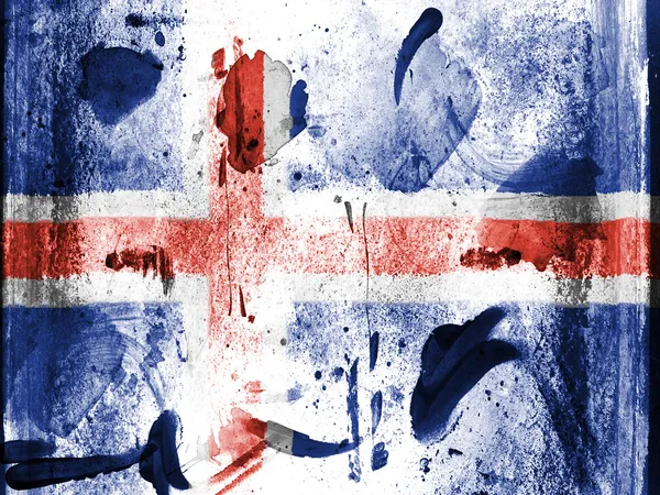 The Icelandic flag — Stock Photo, Image