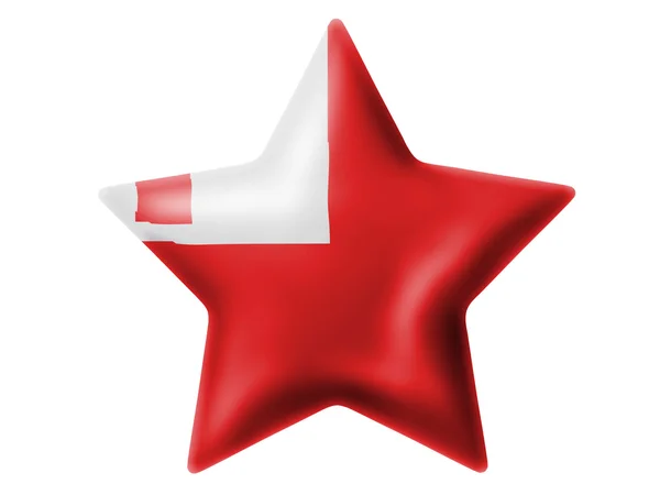 Tongas flagga. blank star — Stockfoto